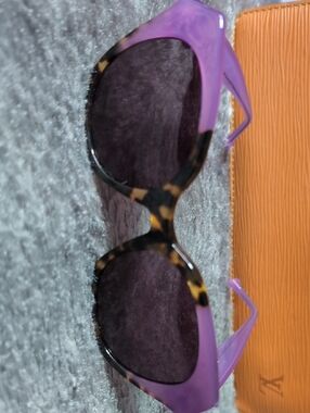 Betsey Johnson Purple Tortoiseshell Sunglasses